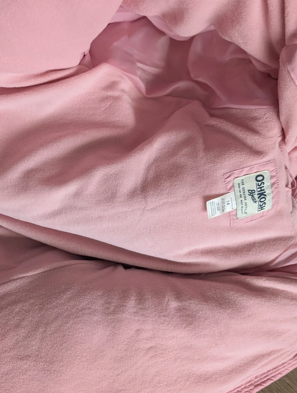 NWT Osh Kosh Colorblock Girls' Snow Jacket and Bib Set - Pink and Sage Snow Suit